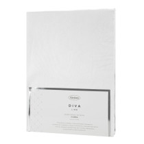 Prestieradlo 200x220 / 40 cm DINA z bavlneného saténu - biele Prestieradlo 200x220 / 40 cm DINA z bavlneného saténu - biele